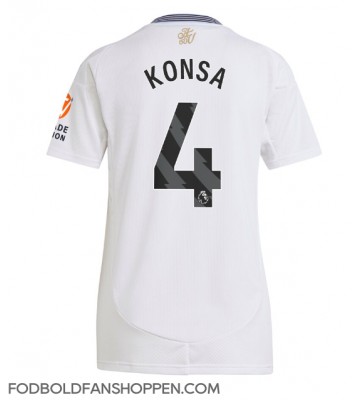 Aston Villa Ezri Konsa #4 Udebanetrøje Dame 2024-25 Kortærmet